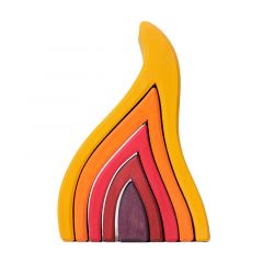 Llamas de fuego de madera grandes (5) - Grimm's