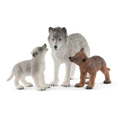 Mamá loba con cachorros - Schleich
