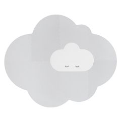 Manta de juegos de espuma EVA Playmat nube gris 1,75 metros - Quut