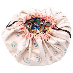 Manta de juegos y saco de almacenamiento Arcoíris - Play&go