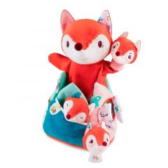 Marioneta con 3 marionetas de dedo Alice - Lilliputiens