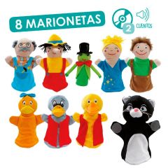 Marionetas Pinocho y el Patito Feo - Akros