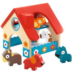 Mini granja de madera con animales - Djeco