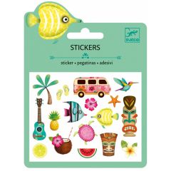 Mini pegatinas Hawai - Djeco