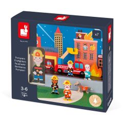 Mini Story Bomberos de madera - Janod