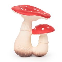 Mordedor y juguete de baño ecológico setas - Oli&Carol