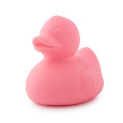 Mordedor y juguete de baño ecológico Pato rosa - Oli&Carol
