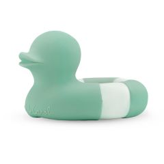 Mordedor y juguete de baño ecológico flotador Pato verde - Oli&Carol