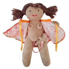 Muñeca de parto vaginal y lactancia piel oscura - Migjorn