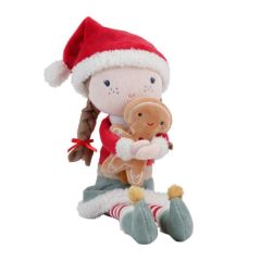 Muñeca de Navidad Rosa con galleta de jengibre 33 cm - Little Dutch