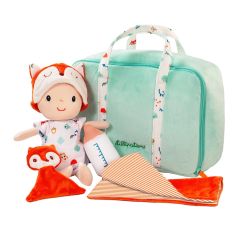 Muñeco bebé con maleta y accesorios Alex - Lilliputiens