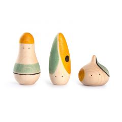 Muñecos de madera Hooray! (3) - Grapat