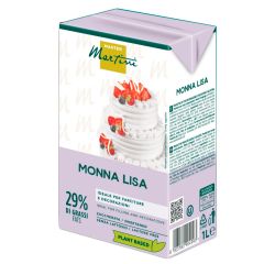Monna Lisa: Nata vegetal 1 litro - Sin lactosa - Master Martini