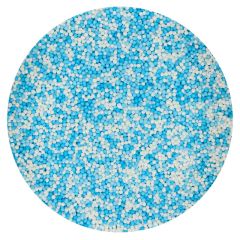Nonpareils azules y blancos Baby Blue 80 g - Sin gluten - Funcakes