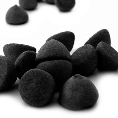 Nubes de azúcar fresones negros 110 uds (900 gr) - Sin gluten - Bulgari