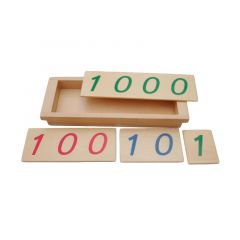 Números de introducción al sistema decimal - Montessori