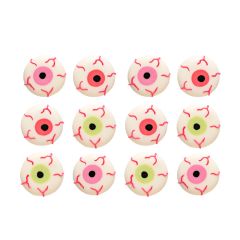 Ojos de azúcar sangrientos de colores (12) - Sin gluten - Decora