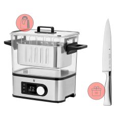 Olla para sous vide y cocción lenta Lono - Acero inoxidable - WMF + REGALO cuchillo