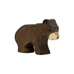 Oso marrón pequeño de madera - HOLZTIGER