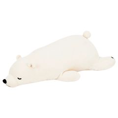 Oso polar de peluche tumbado Shiro 52 cm - Nemu Nemu Animals