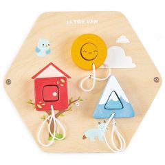 Panel de actividad de madera Formas Activity Tiles - Le Toy Van