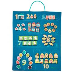 Panel para aprender a contar - Lilliputiens