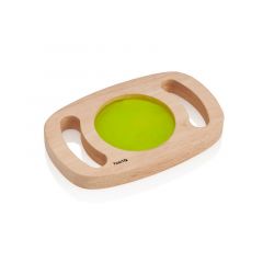 Panel sensorial de madera luminoso verde - TickiT