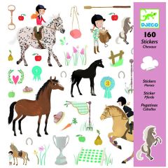 Pegatinas caballos (160) - Djeco