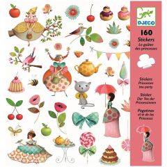 Pegatinas el té de las princesas (160) - Djeco