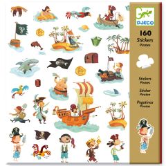 Pegatinas Piratas (160) - Djeco