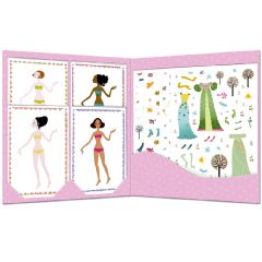 Pegatinas Vestidos de muñecas - Djeco