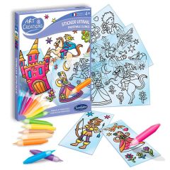 Pegatinas Vitrail Príncipes y princesas Art & Créations - SentoSphère