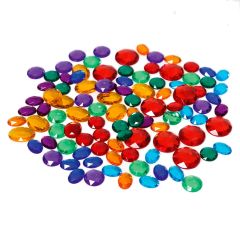 Piedras acrílicas brillantes pequeñas (100) - Grimm's