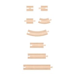 Piezas de madera para extender las vías de tren (27) - Hape
