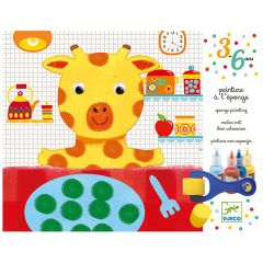 Pintura con esponja Aventuras - Djeco