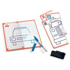 Pizarra Eduludo: Aprende a dibujar simetría - Djeco