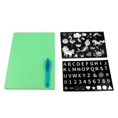 Pizarra flourescente para pintar con luz A4 - PintaFluo