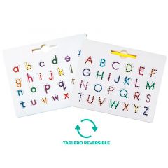 Pizarra magnética reversible Imapad letras 31 x 25,5 cm - Braintoys