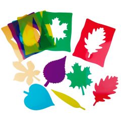 Plantillas translúcidas hojas de árboles Light & Learn - HenBea