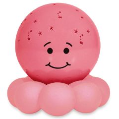 Proyector quitamiedos Pulpo rosa estrellas - Cloud B