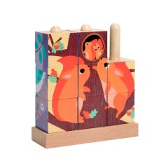 Puzle apilable de madera Puzz-Up Forest - Djeco