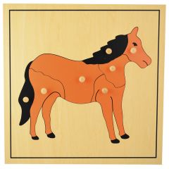 Puzle de madera caballo - Montessori