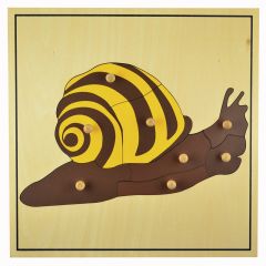 Puzle de madera caracol - Montessori