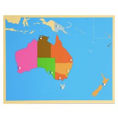 Puzle de madera de Australia - Montessori
