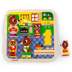 Puzle de madera encajable Chunky Cocina - Janod