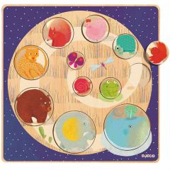 Puzle de madera encajable Ludi 11 piezas - Djeco