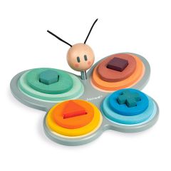 Puzle de madera encajable Mariposa Sweet Cocoon - Janod