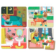 Puzles de madera La casa (4) - Vilac