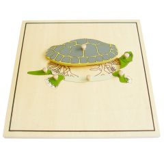 Puzle de madera tortuga esqueleto - Montessori