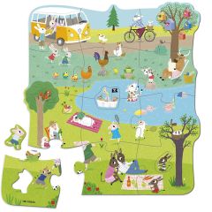 Puzle gigante Campo 16 piezas - Goula